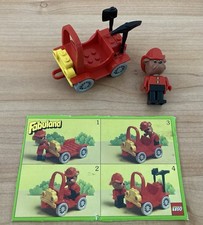 Lego vintage fabuland 3797 Fire Chief Barty Bulldog complete with cover box