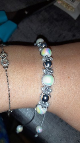 Bracelet macramé perle