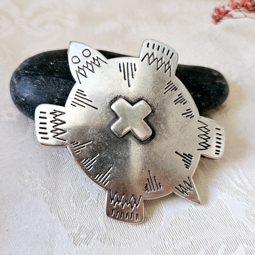 Broche vintage tortue - broche, 70's