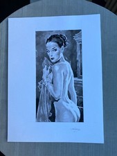 THOMAS FRISANO ORIGINAL ART DESSIN ORIGINAL 26,5 cm x 35,5 cm EN PARFAIT ÉTAT