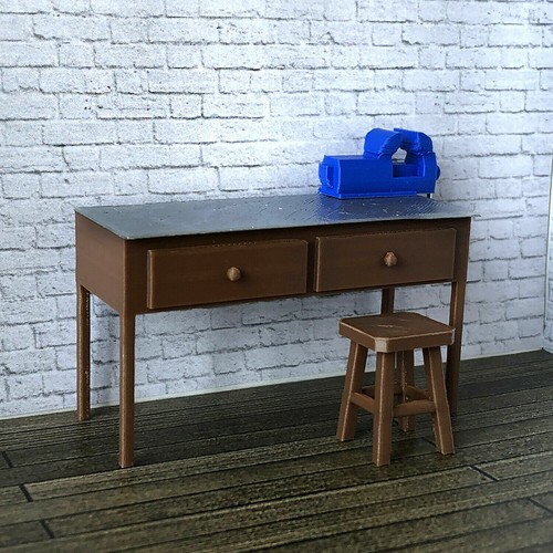 Banc travail avec - avec, étau
