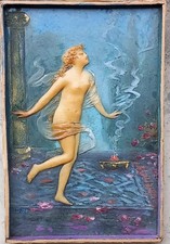 Bas relief sculpture en Cire