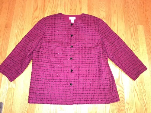 Alfred dunner metallic magenta - dunner,