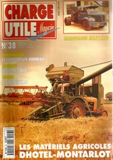 CHARGE UTILE N°38 MAT. AGRIC. DHOTEL-MONTARLOT / MARQUAGES MILITAIRES /VMA SIDES