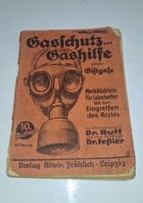 Manuel d'instruction masque à gaz allemand ww2