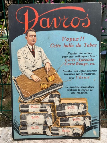 Ancienne plaque publicitaire - ancienne,