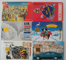 FRANCE 6 TELECARTES 5 UNITES