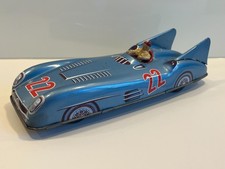 ancien jouet en tole Joustra "voiture de course Mercedes Numéro 22"