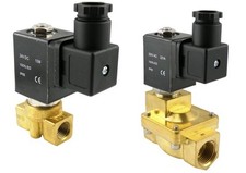 Vanne Magnétique 2/2 Voies Éteint Geöffnet 1/8 " Jusqu'À 2 " 24V = Et 230V Brass