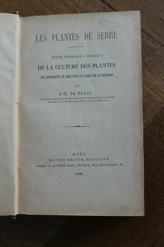 Les plantes serre - de, serre,