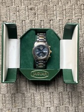 RARE MONTRE HOMME JAGUAR BLUE  CHRONOGRAPHE AUTOMATIQUE VALJOUX SWISS