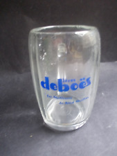Superbe chope bière DEBOES bleue 0,5 litre brasserie Roesendael Nord 1970 rare !