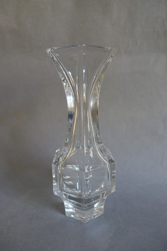 Vase massif cristal clair - vase,