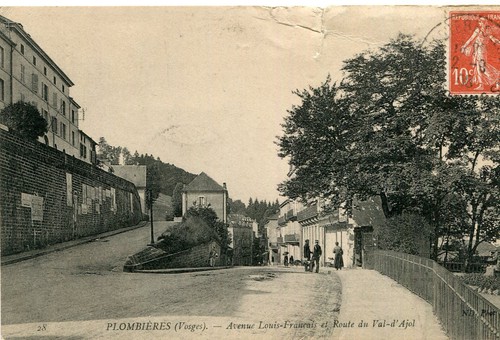Carte plombieres les bains - plombieres,
