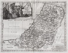 Carte De La Terre Sainte Israël Palestine Gravure Sanson 1680