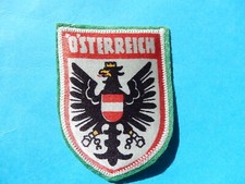 ECUSSON  PATCH TISSU  AUTRICHE OSTERREICH WAPPEN AIGLE CHAINE BRISEE freiheit