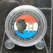  RARE 2 EURO  COM  COLORISEE  LUXEMBOURG  2004  " GRAND DUC HENRI "