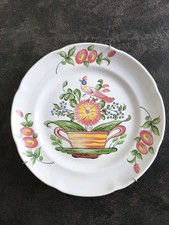 Assiette strasbourg peint - assiette, de