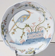 ASSIETTE DECORATIVE - POTERIE A LA CHAPELLE DES POTS - 17100 - D. 22,5 cm