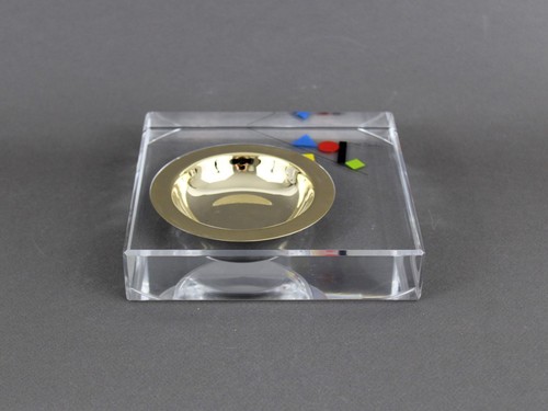 Pierre cardin lucite ashtray - cardin,