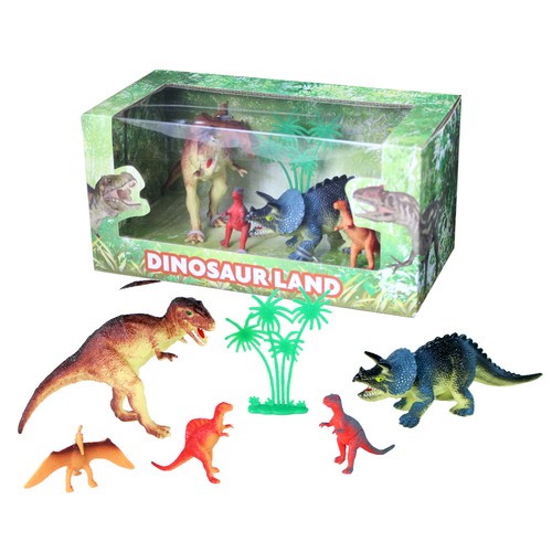 Dinosaures dans une - dinosaures,