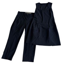 Ensemble robe pantalon noir chic Cravatatakiller  Marithé et François Girbaud