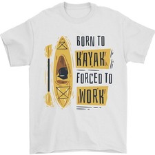 Drôle Faisant Du Kayak T-Shirt 100% Coton