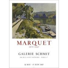MARQUET Albert - Lithographie "Exposition Galerie Schmit, Paris" 68x50cm - 1967
