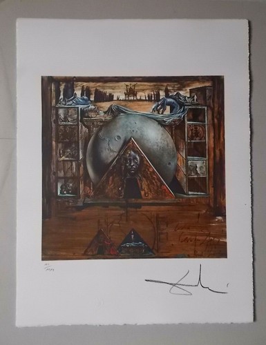 Lithographie salvador dali - lithographie,,