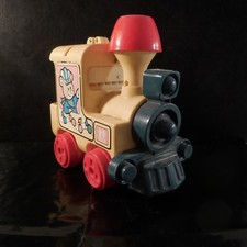 Petit train locomotive jouet TOMY vintage design XXe 1980 PN France N3071