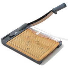 Massicot à guillotine en bois