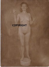 VINTAGE ALBUMINE PHOTO NU
