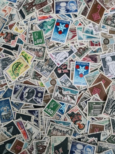 France neufs lot 500 timbres - france,