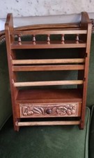 Ancien L'étagère En Bois Et