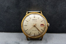 Montre bracelet homme mécanique, REGLIA, calibre à identifier, fonctionne.