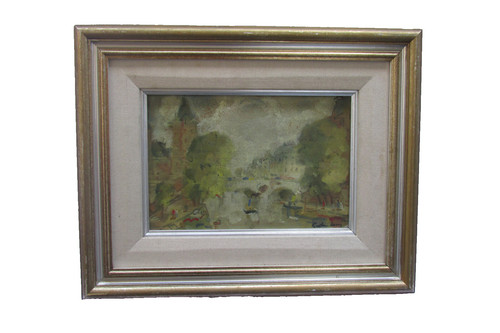Tableau ancien huile sur