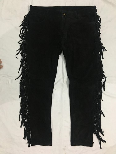 Pantalon cowboy franges - cowboy,
