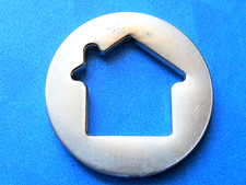 Jeton de caddie en métal " sans marque " .