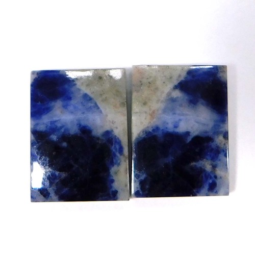 Paire cabochon coussin - de,