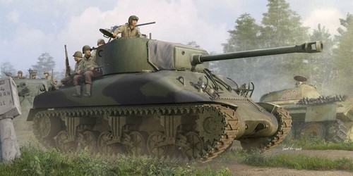 M4a1w medium tank - 1/16,