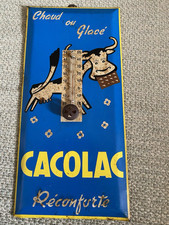 Thermomètre Pub Cacolac Chaud Ou Glacé , Chocolat.ancien, Tôle