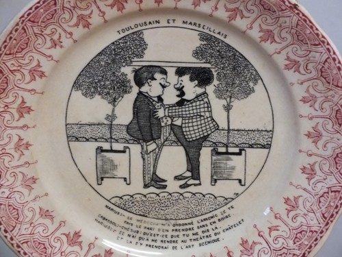 Assiette digoin sarreguemines - assiette,