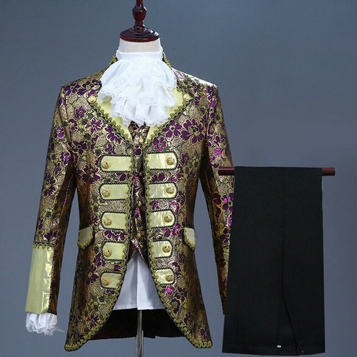 Hommes pièce costume brodé - pièce,
