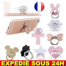 ✅ 360° Doigt Grip Anneau Mobile Bague Support Téléphone Portable Tablette Iphone