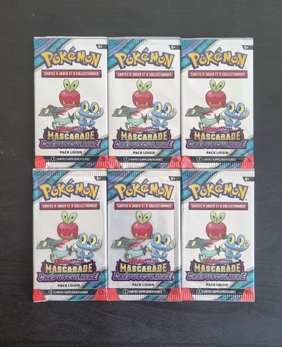 Lot boosters pokémon pack - lot, 6