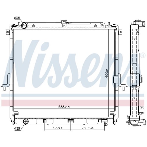 Radiateur moteur - radiateur,