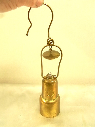 Lampe mineur laiton - lampe,