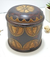 Boîte Ronde En Bois Vintage