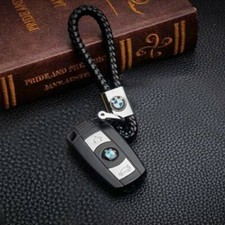 BMW cuir corde tresser porte