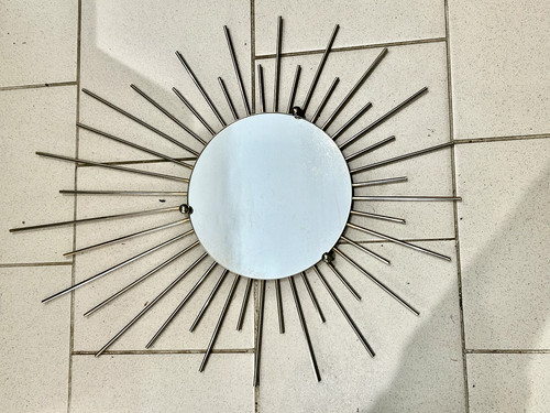 Miroir soleil vintage 1960 - miroir,
